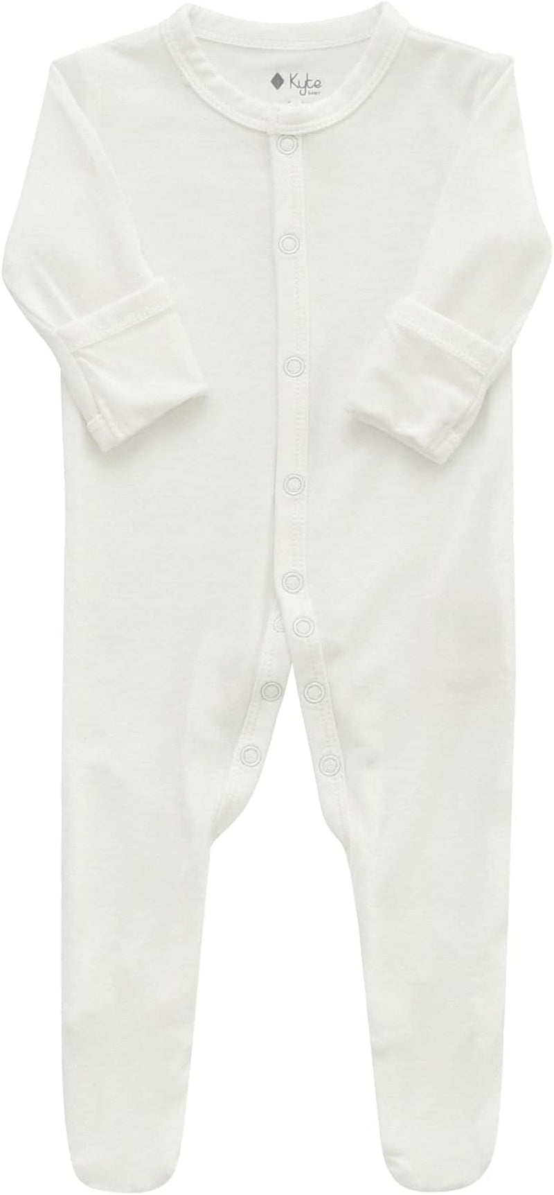 Soft Bamboo Rayon Footies, Snap Closure, 0-24 Months, Solid Colors