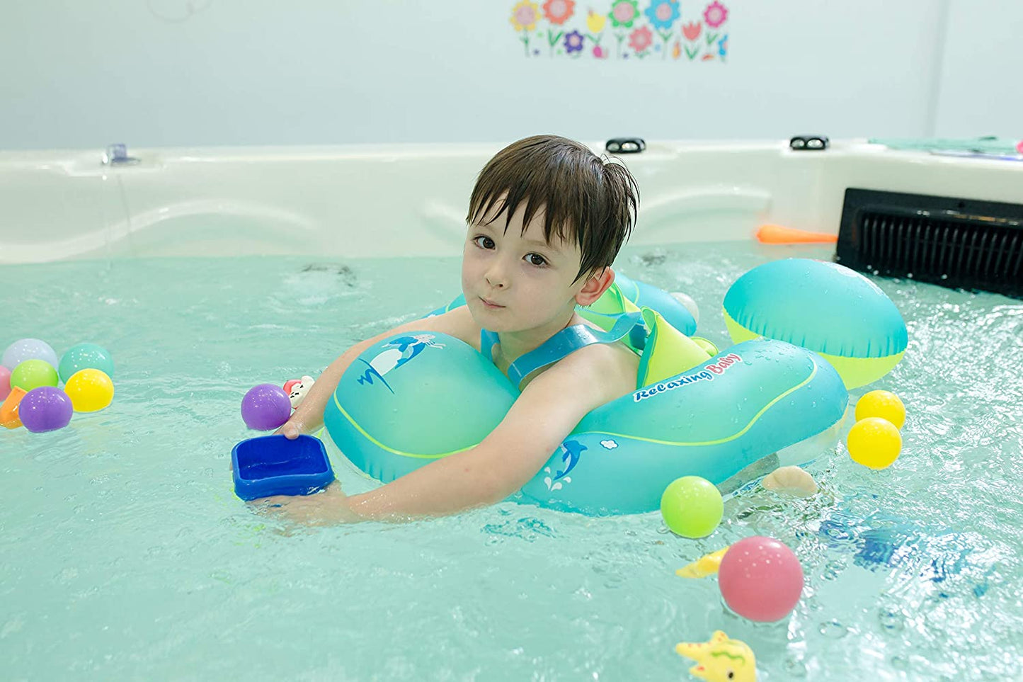 Anti-Slip Baby Swimming Float Ring for Pool, Toddler Floaties Accessories for the Age of 3 Months-6 Years