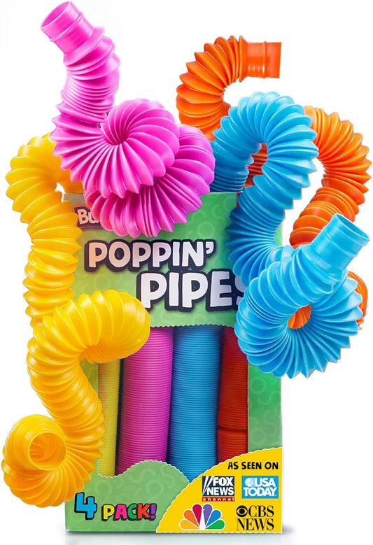 "Creative Fun and Learning with Pop Tubes - Perfect Stocking Stuffers for Kids Ages 3-8!"