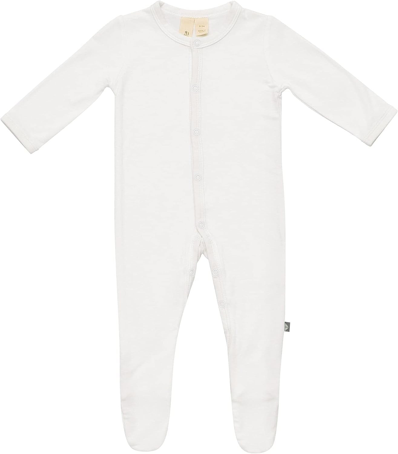 Soft Bamboo Rayon Footies, Snap Closure, 0-24 Months, Solid Colors